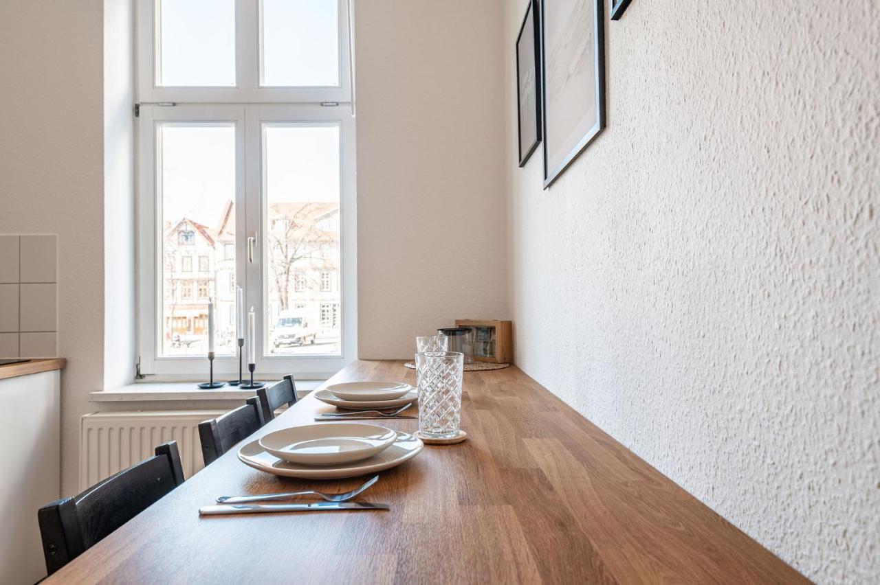 Exklusives Innenstadt Apartment - Parken - Smart-Tv - Kaffeevollautomat فيرنغروده المظهر الخارجي الصورة